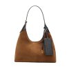 THE BELTED SACK BAG IN SUEDE